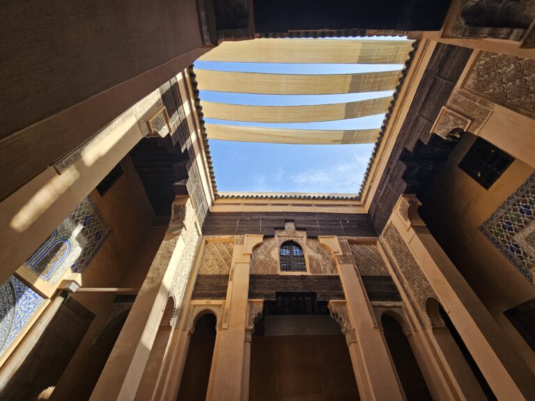 Traditional riad in Morocco